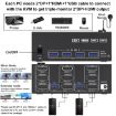 8K 30Hz Triple Monitor KVM Switch, USB3.0 DP+HDMI, EU Plug - 6
