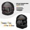 Cwatcun D93 Black Canvas Camera Shoulder Bag 19.5x13.5x25cm - 4