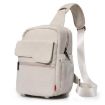 Cwatcun D93 Camera Bag Canvas Shoulder Bag, 21x14x30cm Beige - 1