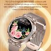 CF32 Lady Smart Watch, Steel Band, 100+ Sports Modes, Silver - 5