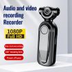 JNN C11 1080P HD Audio Video Recorder, 128GB Memory (Black) - 2