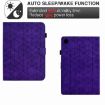 Samsung Galaxy Tab A8 2022 SM-X200 Purple Rhombus TPU Case - 5