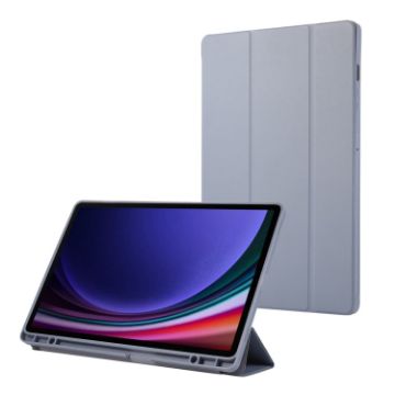 Galaxy Tab S9+/S10+ TPU Leather Case with Pen Slot (Lavender) - 1