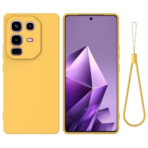 Infinix Note 50s Yellow Silicone Dropproof Full Coverage Case - 1