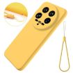 Xiaomi 14 Ultra Yellow Liquid Silicone Dropproof Phone Case - 2