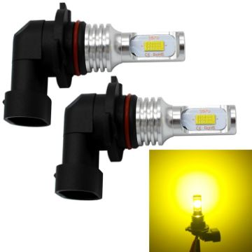 9005 HB3 72W LED Car Fog Bulbs 1000LM 6000K White & Yellow Light - 1