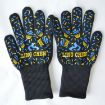Silicone Cotton Microwave Gloves, Heat Resistant to 500C, 32cm Long - 1