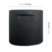 2 Gallon Thickened Grow Bag with Handles - Non-woven Fabric Pot - 3