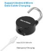 Smart Bluetooth Waterproof Fingerprint Padlock for iOS/Android (Silver) - 4