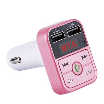B2 Bluetooth FM Transmitter Car Kit: USB, Hands-Free, TF & U Disk - 1