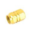 Gold Hexagon Universal Tire Valve Stem Caps, 4PCS Metal Plated - 4
