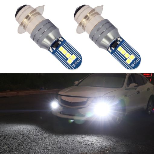 1 Pair DC12V PX15D 7.8W Car LED Fog Light - White - 1