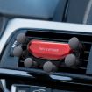 Red Six-Claw Gravity Phone Holder Bracket for Car Air Outlet - 1