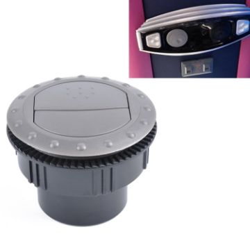 60mm Grey AC Air Outlet Vent for RV Bus Boat Yacht Auto Replacement - 1