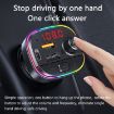 C13 Dual USB PD Car Charger & Bluetooth FM Transmitter with Light - 6