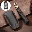 Hallmo Cowhide Leather Key Cover for Haval H6 (Black) - 1