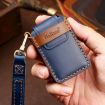 Brown Hallmo Leather Key Case for Volvo 6-Button Key - 5