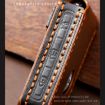 Brown Hallmo Leather Key Case for Volvo 6-Button Key - 6