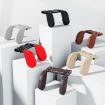 Adjustable Beige Car Neck Rest Pillow with Phone Holder & Hook - 2