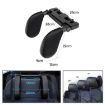 Adjustable Beige Car Neck Rest Pillow with Phone Holder & Hook - 3
