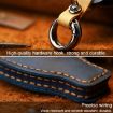 Mercedes-Benz Old Style Car Leather Key Cover (Blue) - 3