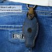 Mercedes-Benz Leather Key Cover for Old Style Cars (Brown) - 6