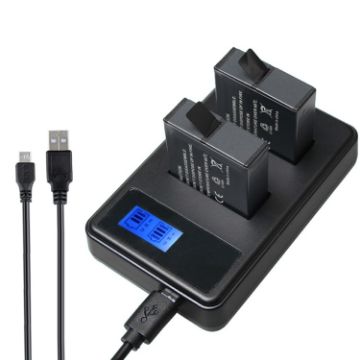 Dual LCD Charger for GoPro HERO5 AHDBT-501 Batteries - 1