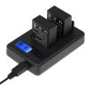Dual LCD Charger for GoPro HERO5 AHDBT-501 Batteries - 6