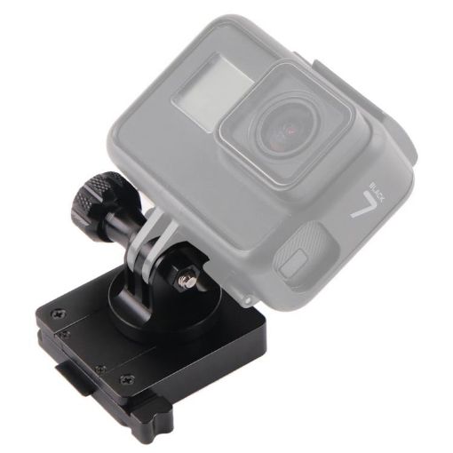 Aluminum Mount GP244-B for GoPro, Insta360, DJI & NVG Base - 1