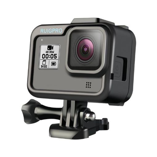 RUIGPRO Protective Case for GoPro HERO8 Black Frame Mount (Black) - 1