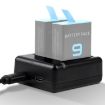 Dual USB Charger with Cable & Indicator for GoPro HERO9/10 Black - 4