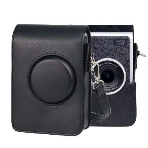 Vertical Full Body Camera Case for FUJIFILM instax mini Evo (Black) - 1
