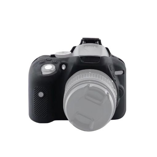 Silicone Case for Nikon D5300 - Soft & Protective (Black) - 1