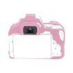 Canon EOS 200D/Mark II Pink Soft Silicone Protective Case - 3