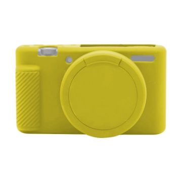 Yellow Soft Silicone Case for Sony ZV-1 Protective Cover - 1