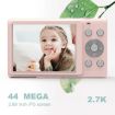 DC402 44MP 16X Zoom 1080P HD Digital Camera for Kids, EU Plug, Pink - 5