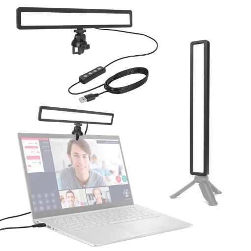 LUXCeO WS66 USB LED Bi-color Laptop Video Light 2500K-9000K - 1