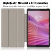 Lenovo Tab One 8.7/K9 2025 Leather Smart Case, Grey, 3-Fold Holder - 4