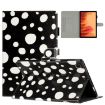 Galaxy Tab A7 10.4 2020 Dot Pattern Leather Case (Black White) - 1