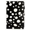 Galaxy Tab A7 10.4 2020 Dot Pattern Leather Case (Black White) - 2