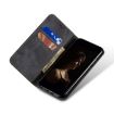 Motorola Edge 50 5G Flip Leather Phone Case, Denim Texture, Black - 4