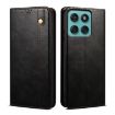 Moto G86 Power Leather Case - Crazy Horse Texture (Black) - 1