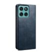 Moto G86 Power Oil Wax Crazy Horse Leather Phone Case (Blue) - 3