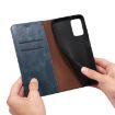 Moto G86 Power Oil Wax Crazy Horse Leather Phone Case (Blue) - 6