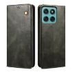 Motorola Edge 60 Pro Green Leather Phone Case - Crazy Horse Texture - 1