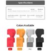 DJI Osmo Pocket 3 Silicone Case - Grey White (Sunnylife OP3-BHT746) - 4