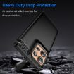 Motorola Edge 50 Black Carbon Fiber Texture TPU Case - 3
