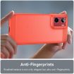 Red Carbon Fiber Brushed TPU Case for Motorola Moto G05 - 5