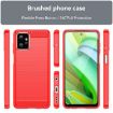 Moto G Power 2023 Red Carbon Fiber Brushed TPU Case - 2