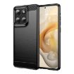 Moto G Stylus 5G 2025 Black TPU Case Carbon Fiber Texture - 1